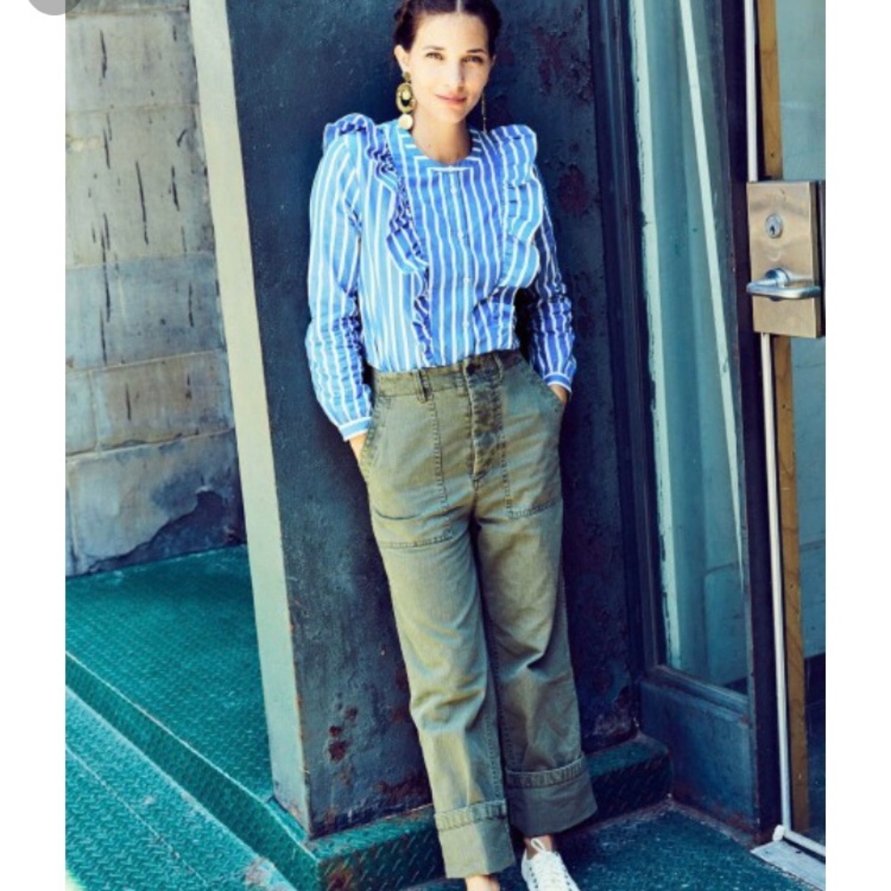 J.Crew Foundry Pant : High Rise, Wide Leg, Cropped